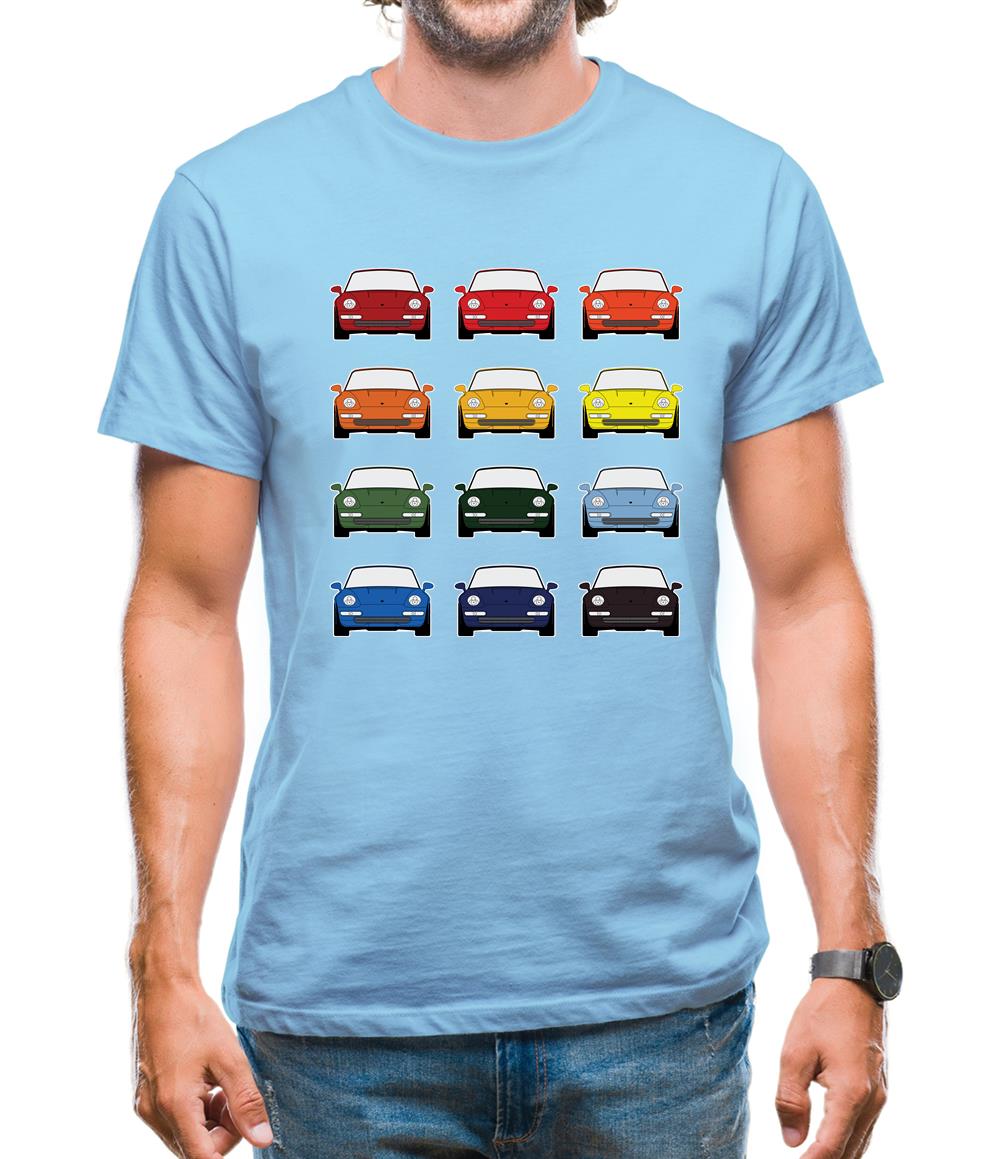 Porsche 993 Colour Swatch Mens T-Shirt Porsche 993 Colour Swatch Mens T-Shirt