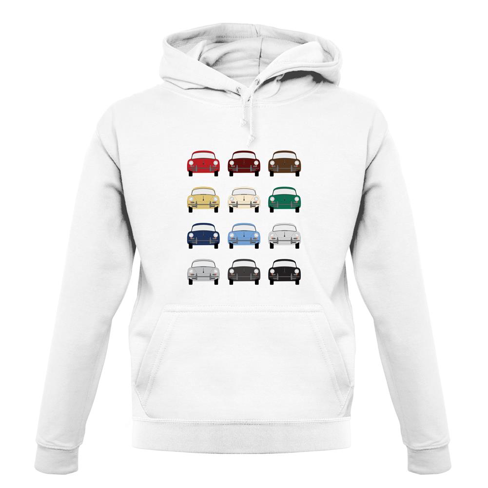 Porsche 356 Colour Grid unisex hoodie Porsche 356 Colour Grid unisex hoodie