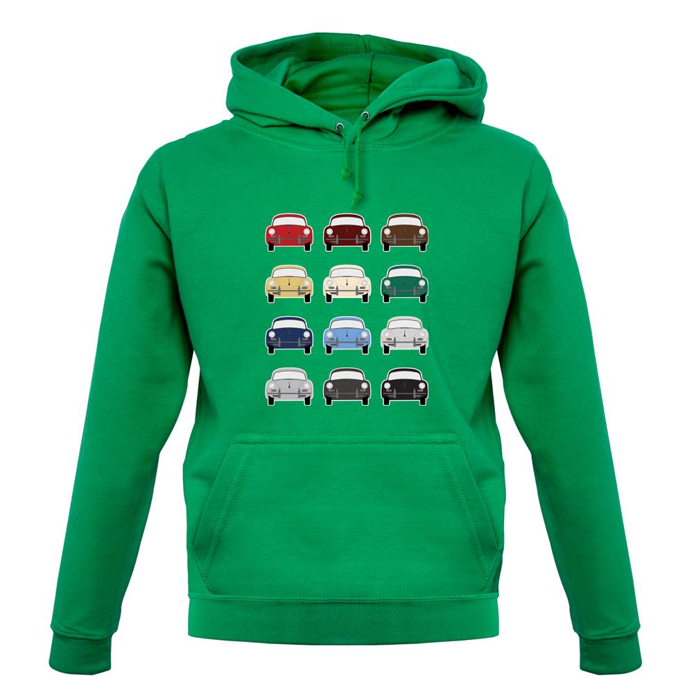 Porsche 356 Colour Grid unisex hoodie Porsche 356 Colour Grid unisex hoodie
