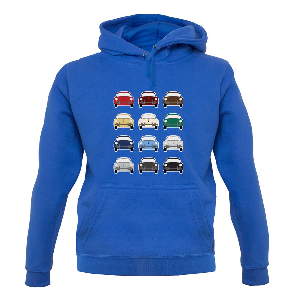 Porsche 356 Colour Grid unisex hoodie Porsche 356 Colour Grid unisex hoodie