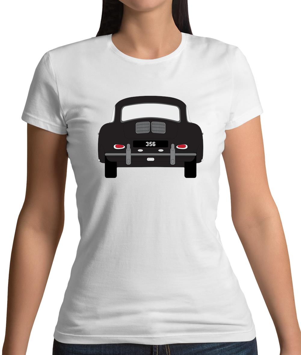 Rear View Black 356 Womens T-Shirt Rear View Black 356 Womens T-Shirt