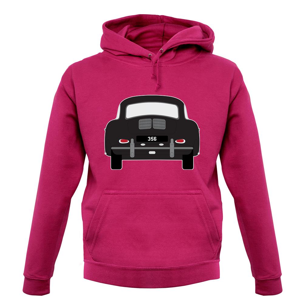 Rear View Black 356 unisex hoodie Rear View Black 356 unisex hoodie