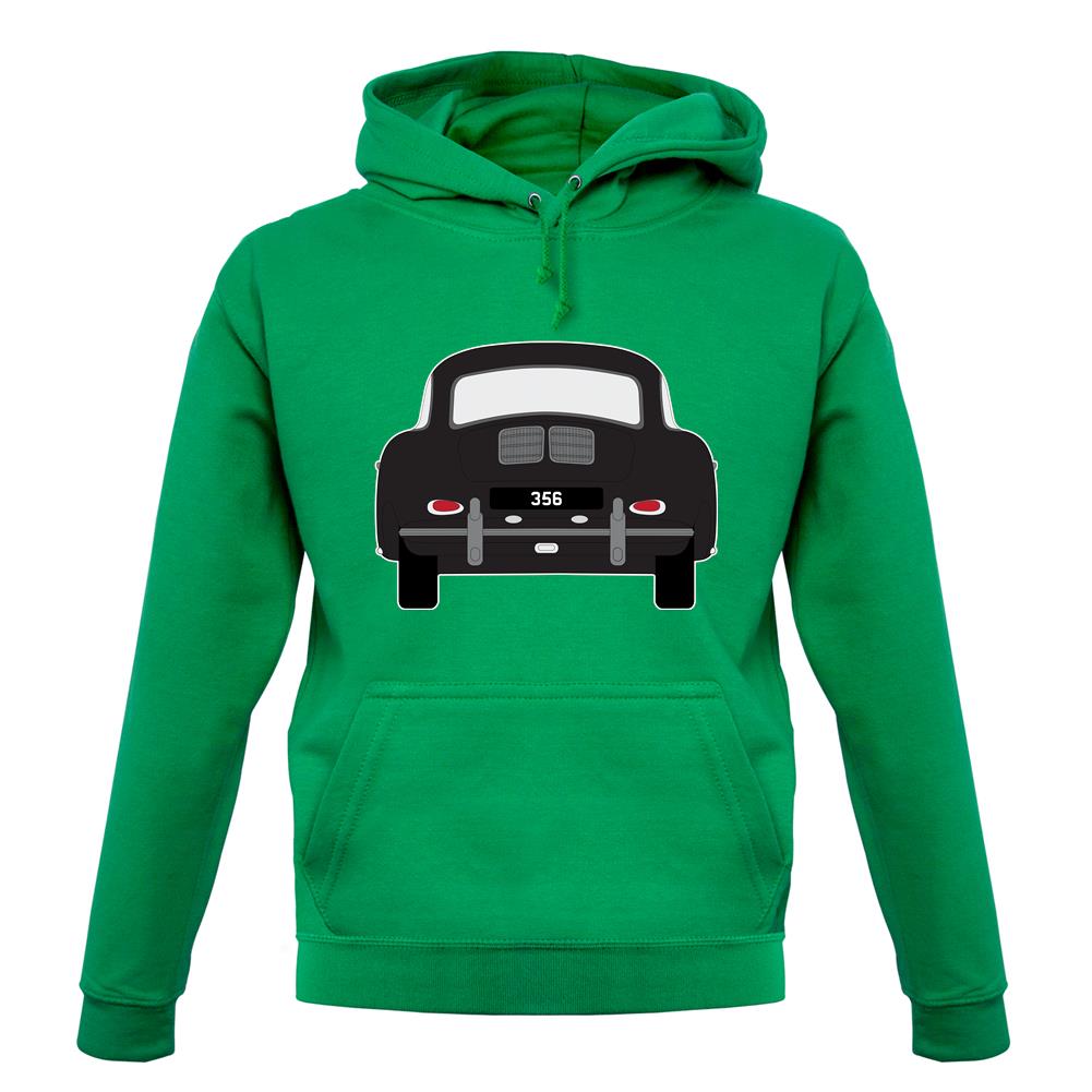 Rear View Black 356 unisex hoodie Rear View Black 356 unisex hoodie