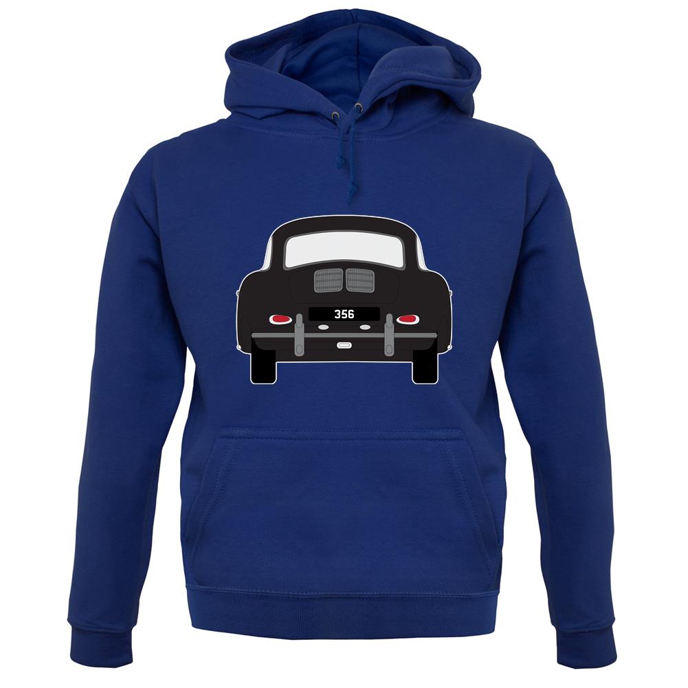 Rear View Black 356 unisex hoodie Rear View Black 356 unisex hoodie