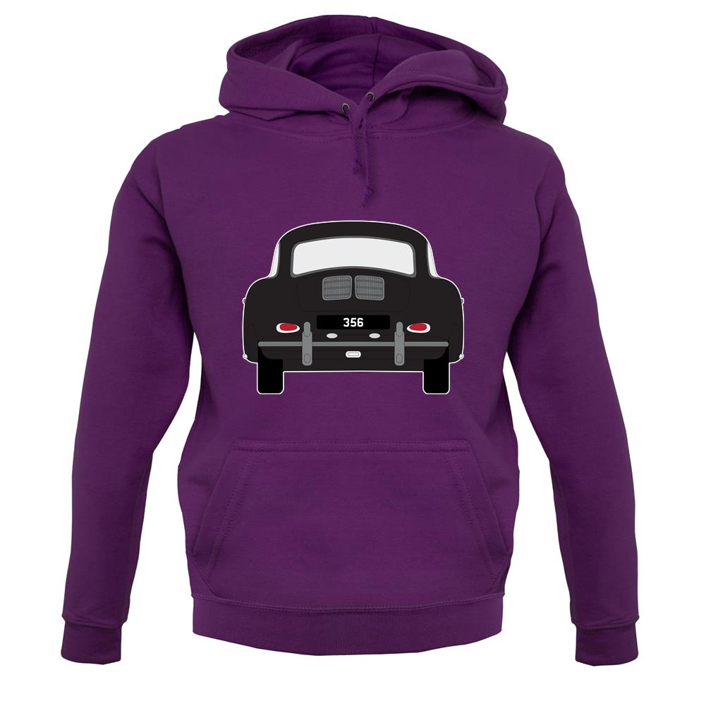 Rear View Black 356 unisex hoodie Rear View Black 356 unisex hoodie