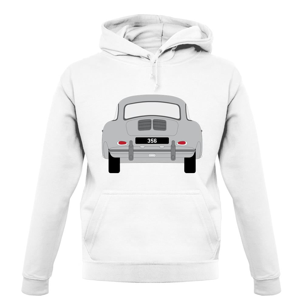 Rear View Porsche 356 Grey unisex hoodie Rear View Porsche 356 Grey unisex hoodie
