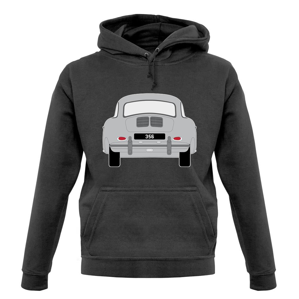 Rear View Porsche 356 Grey unisex hoodie Rear View Porsche 356 Grey unisex hoodie