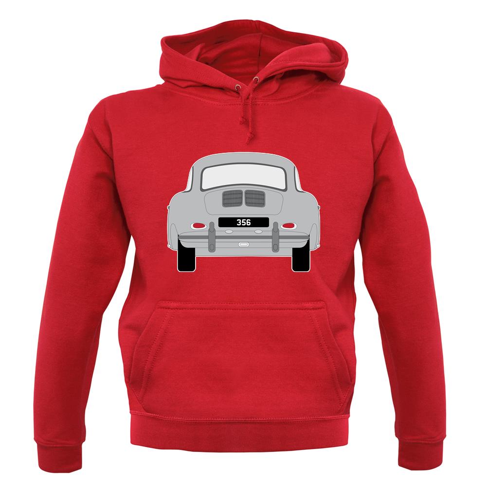 Rear View Porsche 356 Grey unisex hoodie Rear View Porsche 356 Grey unisex hoodie