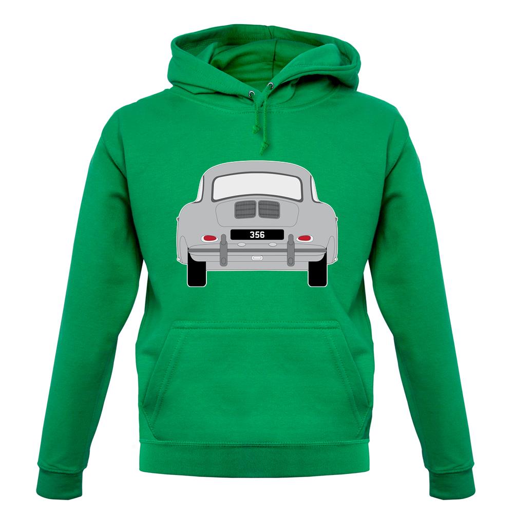Rear View Porsche 356 Grey unisex hoodie Rear View Porsche 356 Grey unisex hoodie