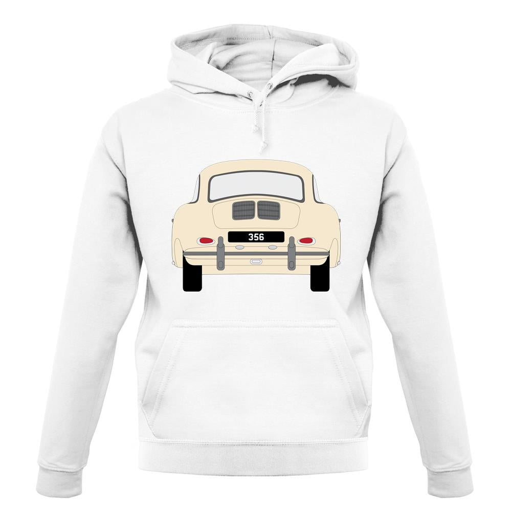Rear View Porsche 356 Ivory unisex hoodie Rear View Porsche 356 Ivory unisex hoodie