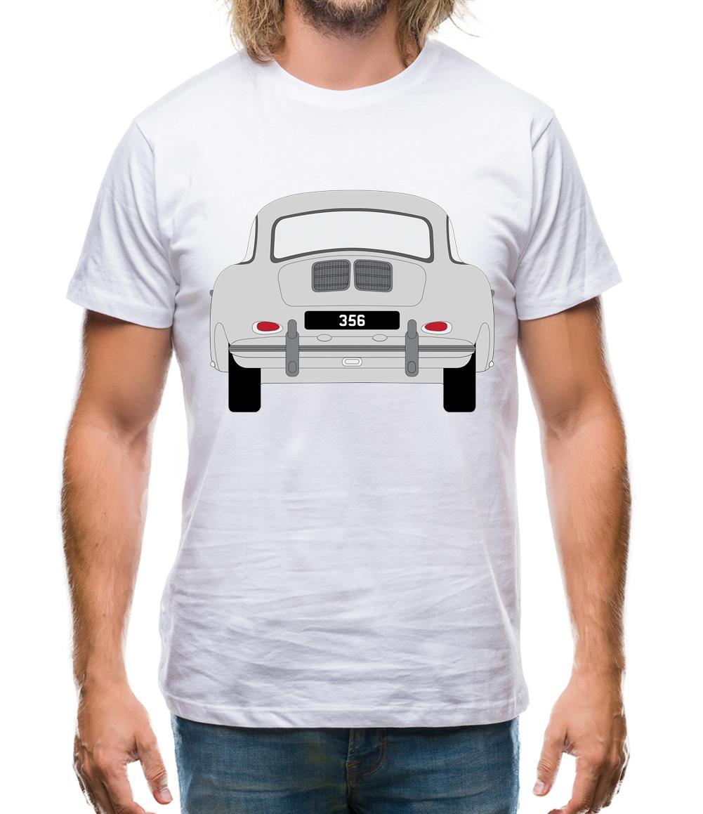 Rear View 356 Silver Mens T-Shirt Rear View 356 Silver Mens T-Shirt