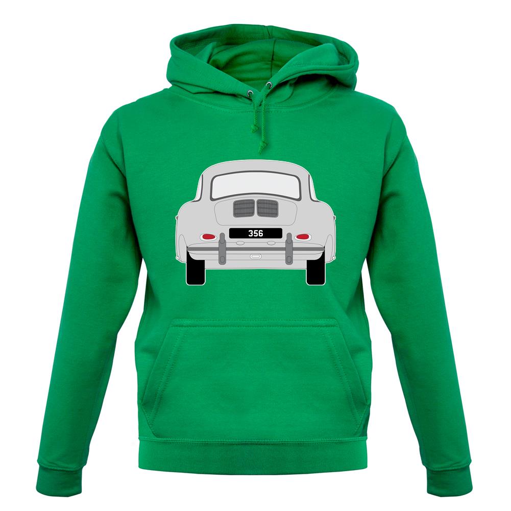 Rear View 356 Silver unisex hoodie Rear View 356 Silver unisex hoodie
