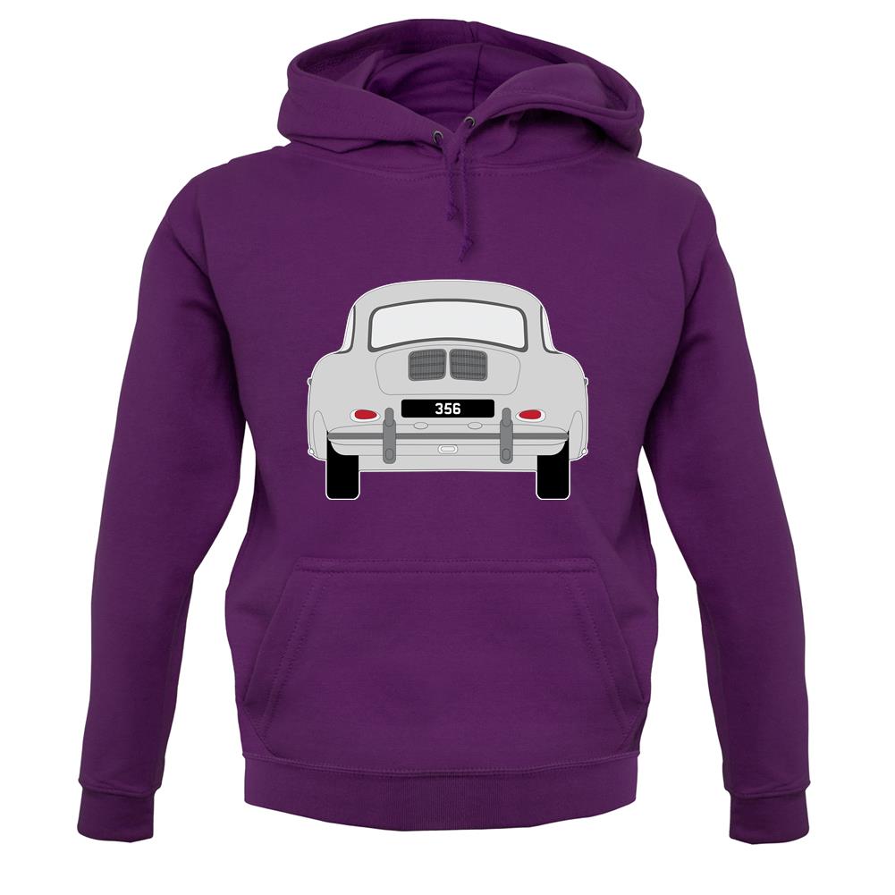 Rear View 356 Silver unisex hoodie Rear View 356 Silver unisex hoodie