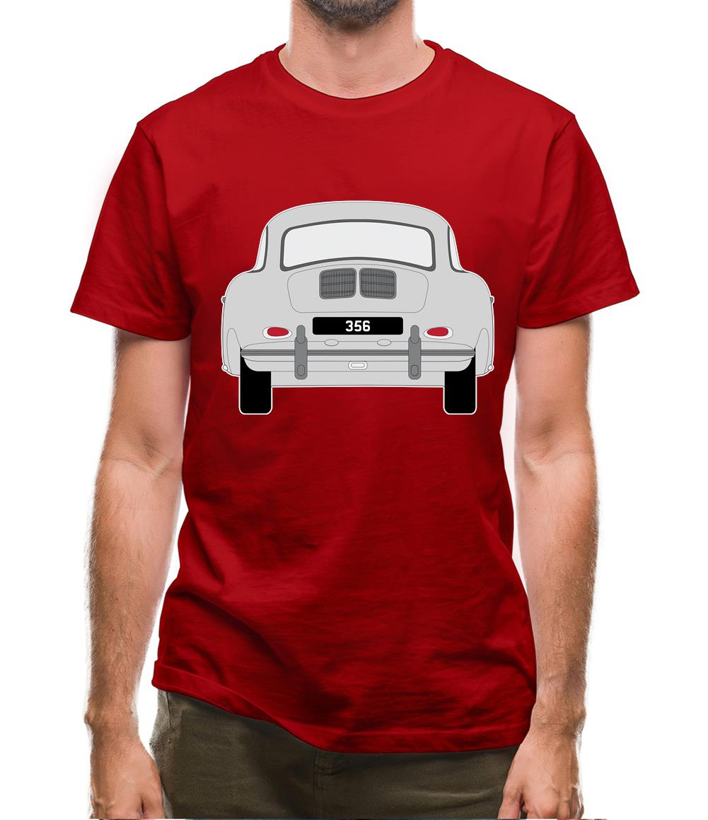 Rear View 356 Silver Mens T-Shirt Rear View 356 Silver Mens T-Shirt