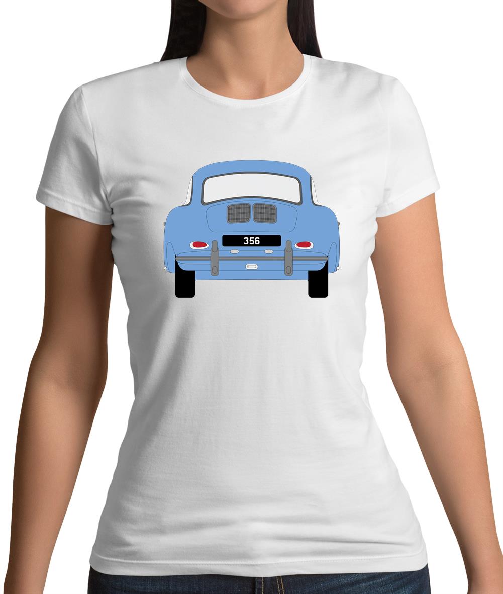 Rear View 356 Sky Blue Womens T-Shirt Rear View 356 Sky Blue Womens T-Shirt