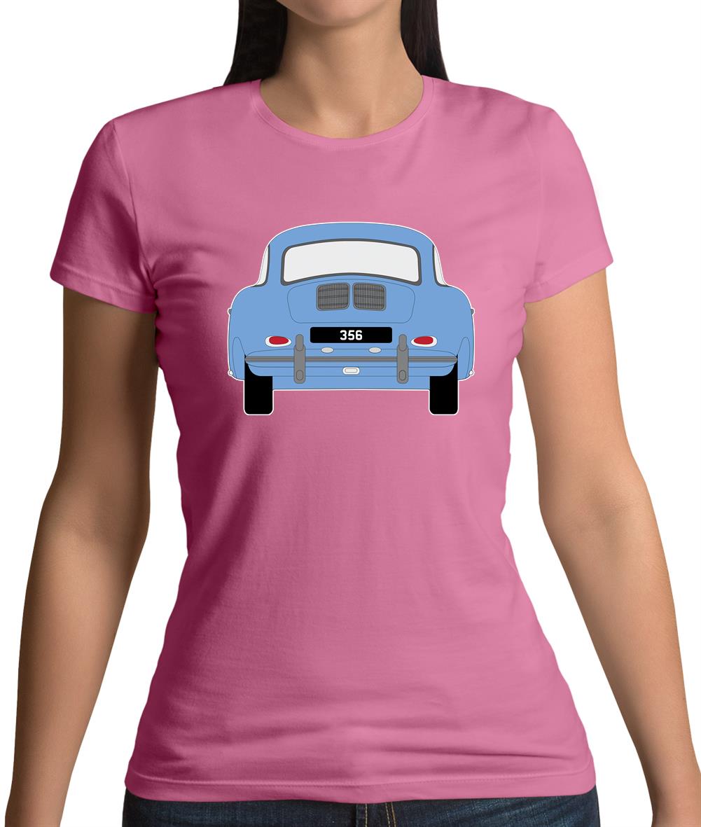 Rear View 356 Sky Blue Womens T-Shirt Rear View 356 Sky Blue Womens T-Shirt