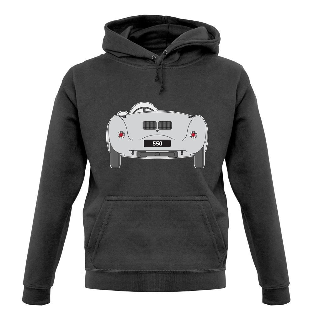 Rear View 550 Silver unisex hoodie Rear View 550 Silver unisex hoodie