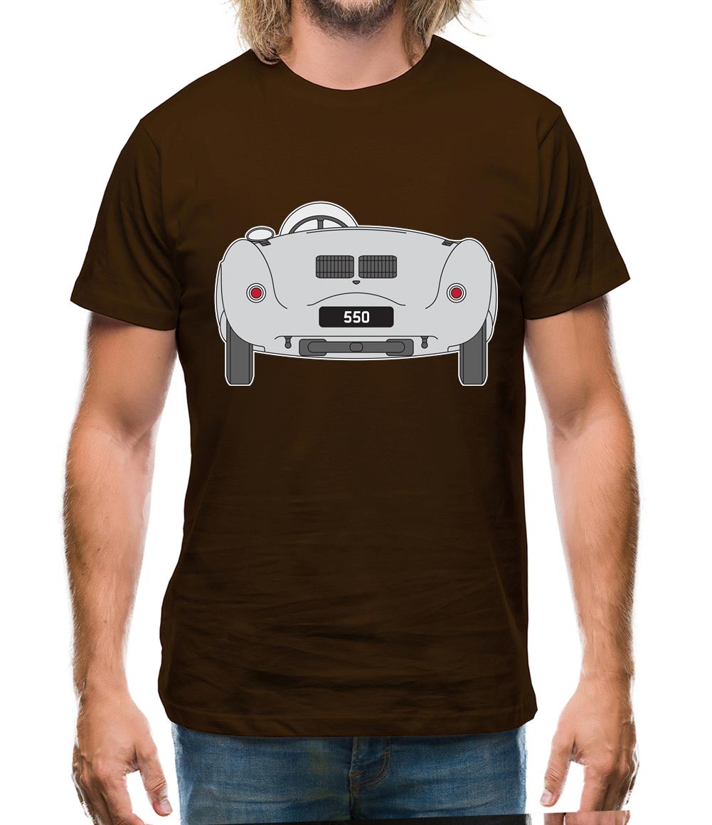 Rear View 550 Silver Mens T-Shirt Rear View 550 Silver Mens T-Shirt
