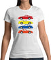 4Colour Porsche 993 Womens T-Shirt 4Colour Porsche 993 Womens T-Shirt