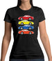4Colour Porsche 993 Womens T-Shirt 4Colour Porsche 993 Womens T-Shirt
