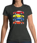 4Colour Porsche 993 Womens T-Shirt 4Colour Porsche 993 Womens T-Shirt