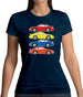 4Colour Porsche 993 Womens T-Shirt 4Colour Porsche 993 Womens T-Shirt