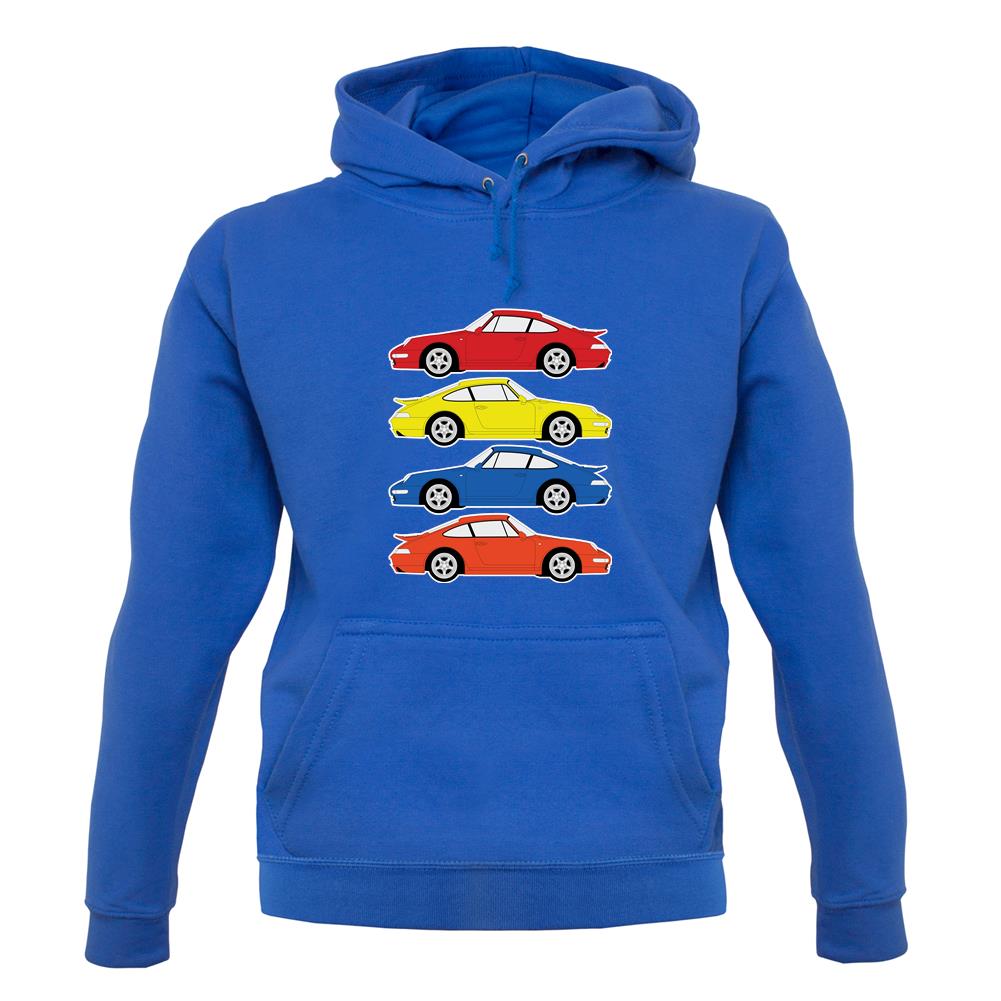 4Colour Porsche 993 unisex hoodie 4Colour Porsche 993 unisex hoodie