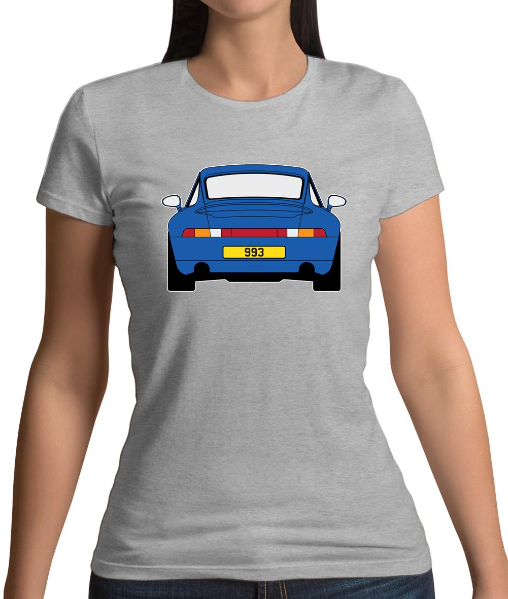 Porsche 993 Blue Womens T-Shirt Porsche 993 Blue Womens T-Shirt