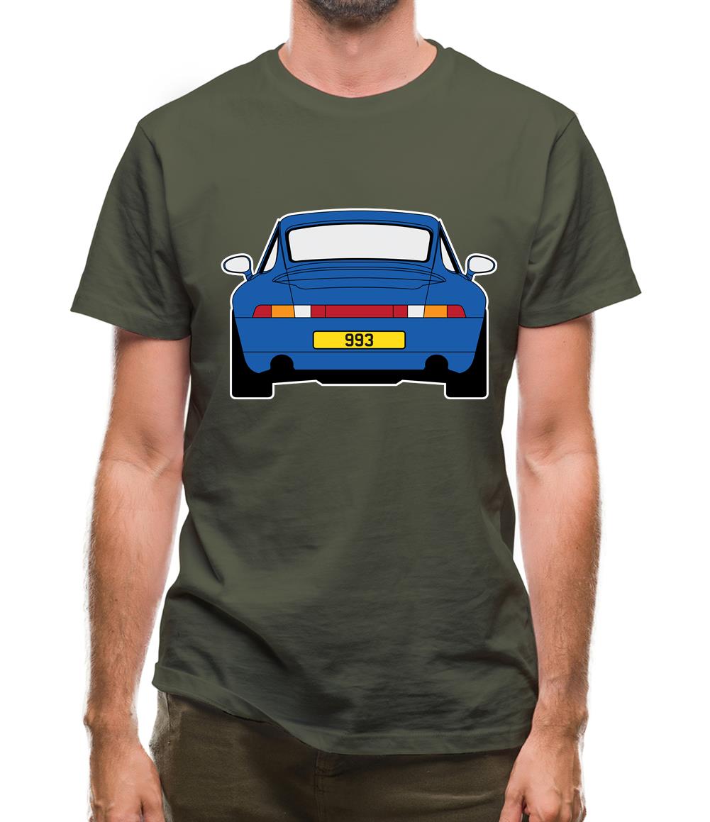 Porsche 993 Blue Mens T-Shirt Porsche 993 Blue Mens T-Shirt
