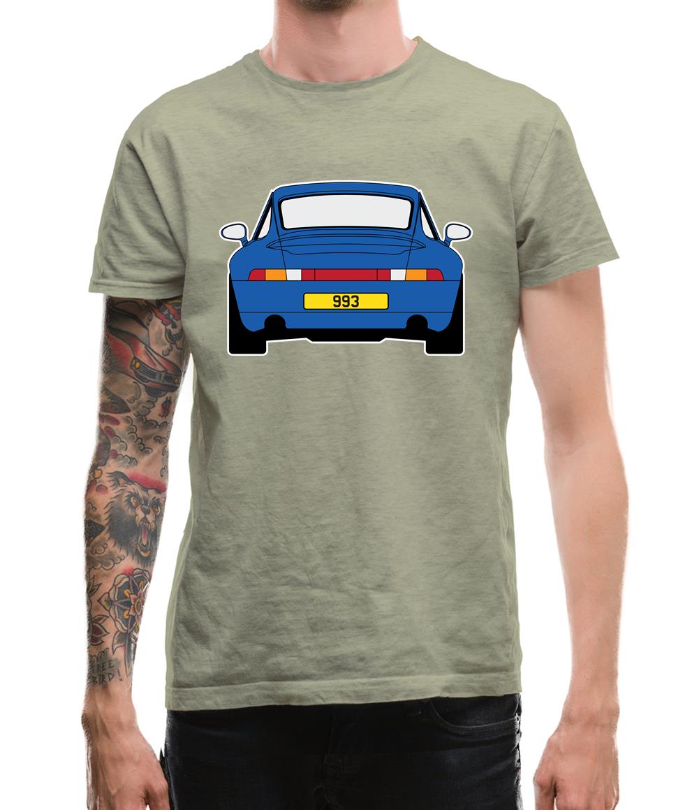 Porsche 993 Blue Mens T-Shirt Porsche 993 Blue Mens T-Shirt