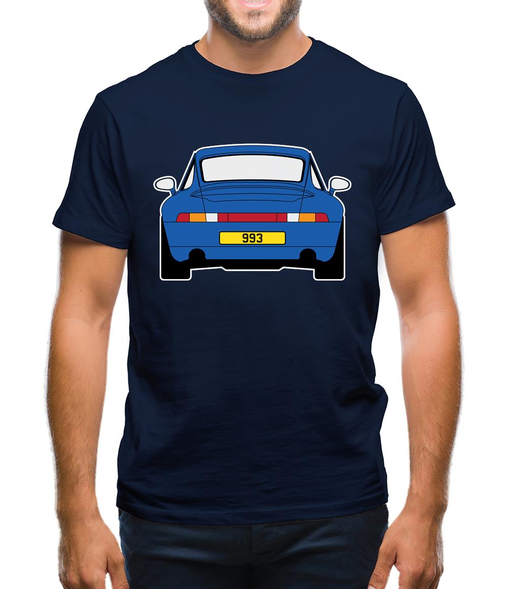 Porsche 993 Blue Mens T-Shirt Porsche 993 Blue Mens T-Shirt
