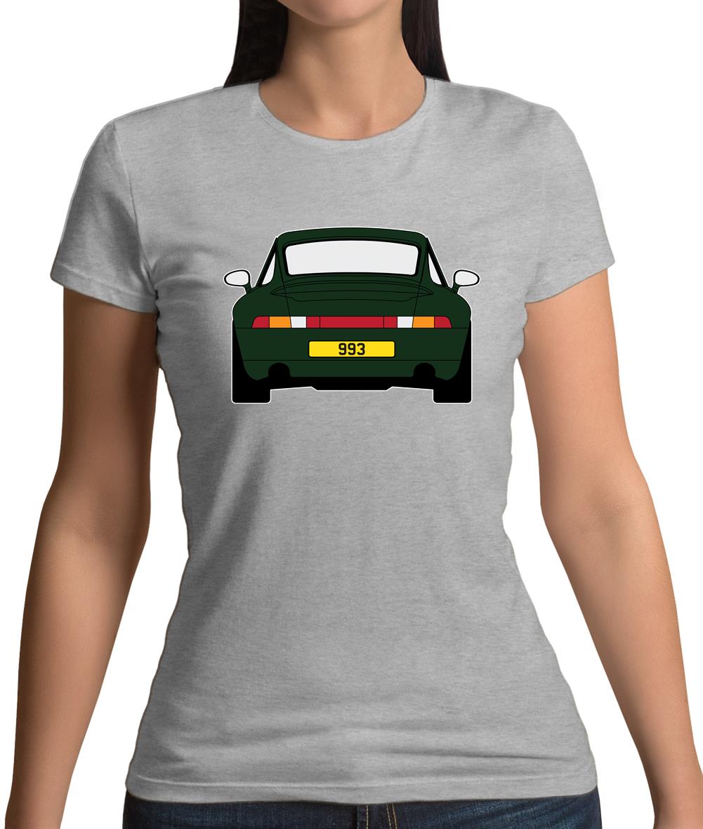 Porsche 993 Green Womens T-Shirt Porsche 993 Green Womens T-Shirt