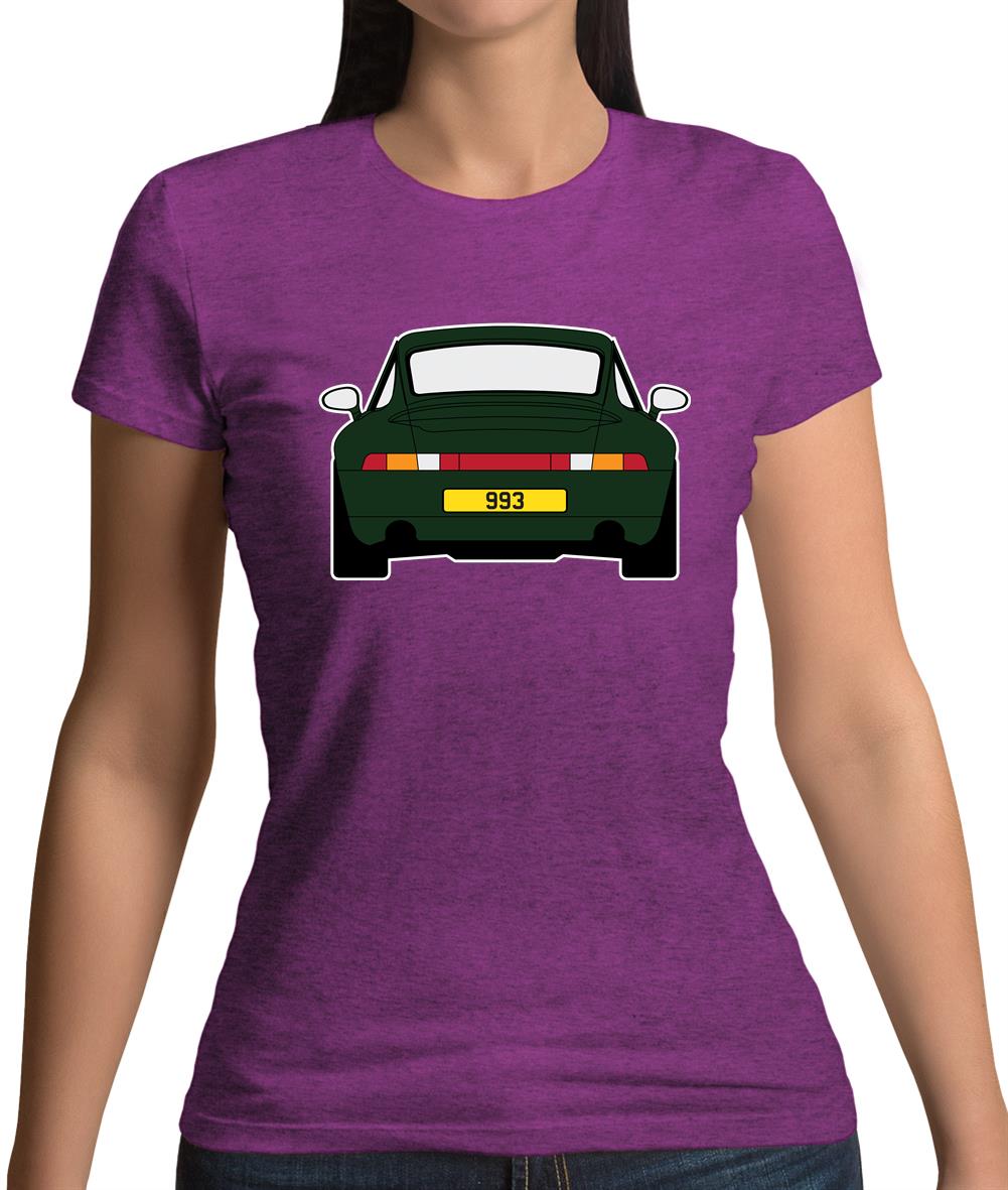 Porsche 993 Green Womens T-Shirt Porsche 993 Green Womens T-Shirt
