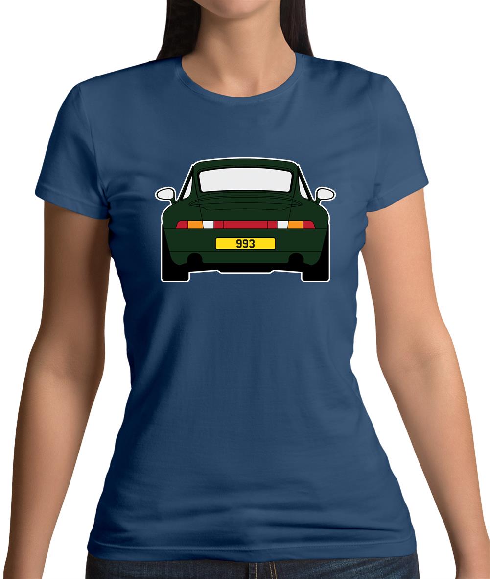 Porsche 993 Green Womens T-Shirt Porsche 993 Green Womens T-Shirt
