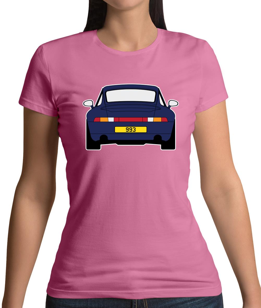 Porsche 993 Navy Womens T-Shirt Porsche 993 Navy Womens T-Shirt