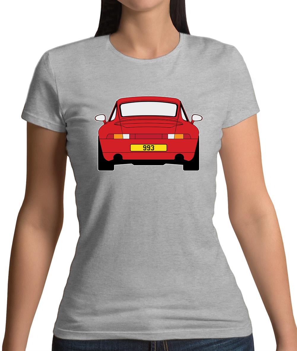 Porsche 993 Red Womens T-Shirt Porsche 993 Red Womens T-Shirt