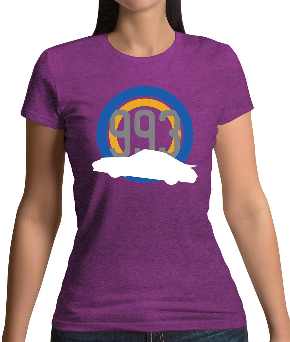 Porsche 993 Silhouette Womens T-Shirt Porsche 993 Silhouette Womens T-Shirt