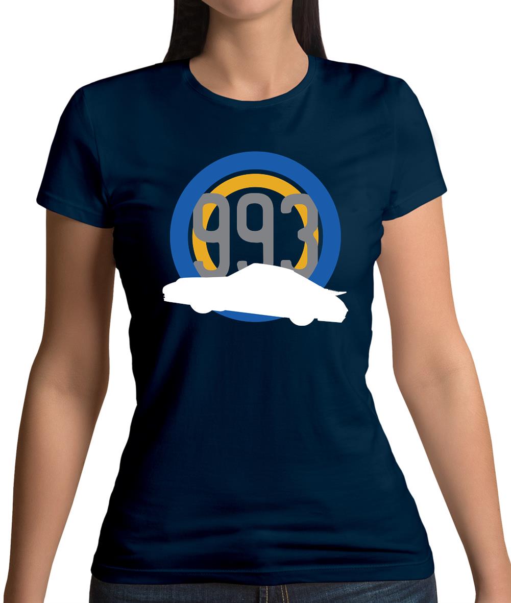 Porsche 993 Silhouette Womens T-Shirt Porsche 993 Silhouette Womens T-Shirt