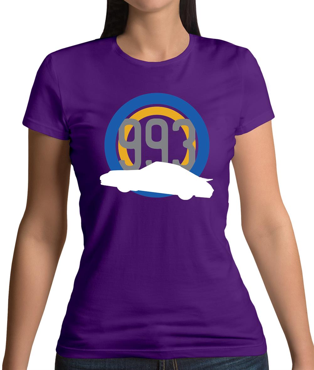 Porsche 993 Silhouette Womens T-Shirt Porsche 993 Silhouette Womens T-Shirt