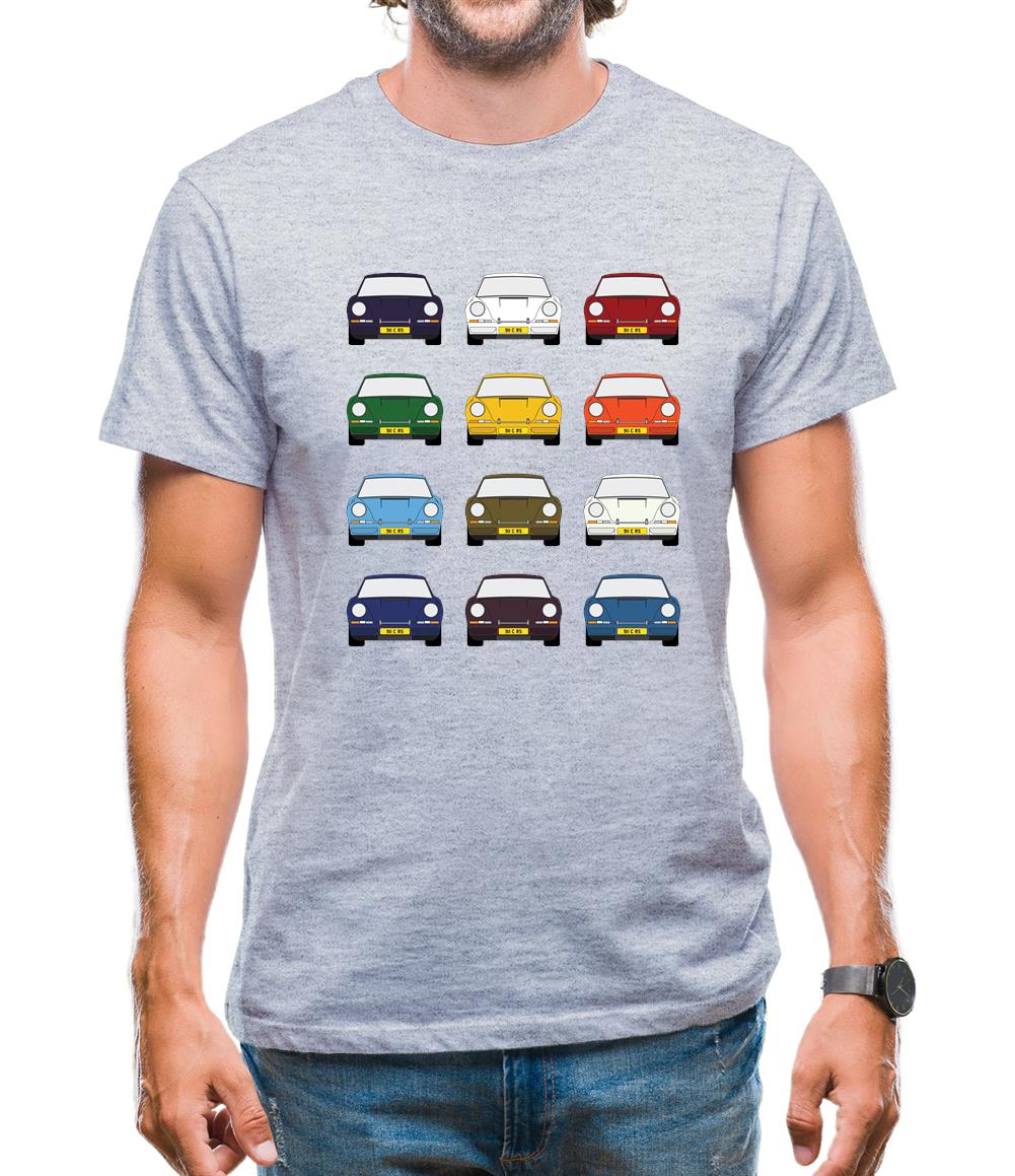 911 Carrera Rs 12 Colours Mens T-Shirt 911 Carrera Rs 12 Colours Mens T-Shirt