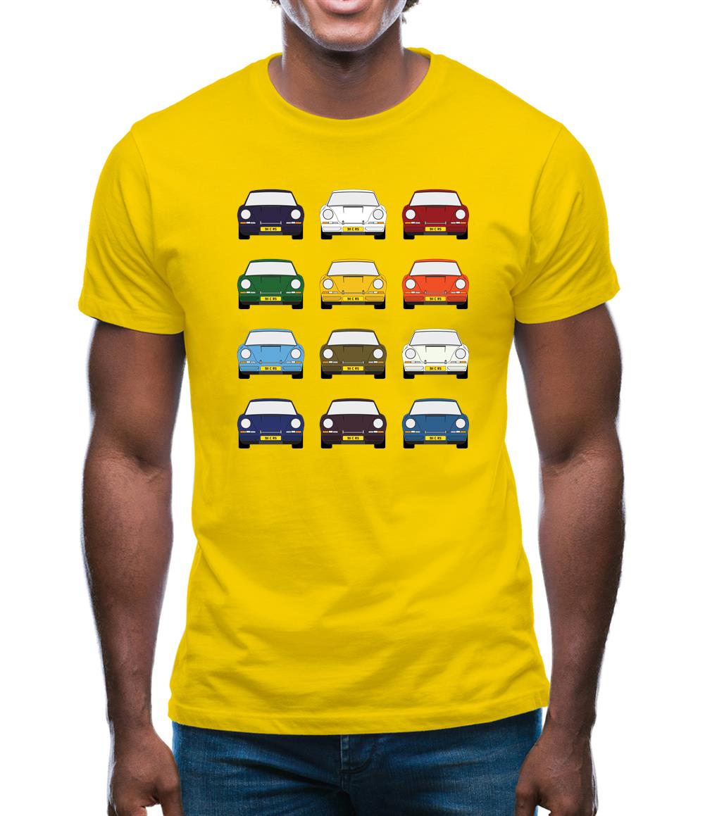 911 Carrera Rs 12 Colours Mens T-Shirt 911 Carrera Rs 12 Colours Mens T-Shirt