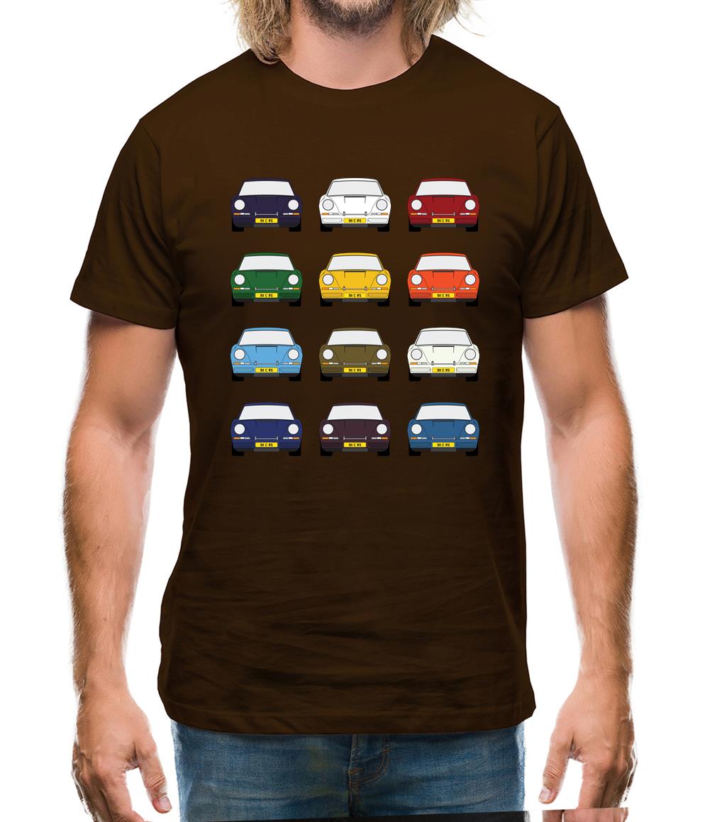 911 Carrera Rs 12 Colours Mens T-Shirt 911 Carrera Rs 12 Colours Mens T-Shirt