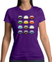 Porsche 911 Carrera Rs 12 Colours Womens T-Shirt Porsche 911 Carrera Rs 12 Colours Womens T-Shirt