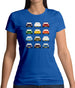 Porsche 911 Carrera Rs 12 Colours Womens T-Shirt Porsche 911 Carrera Rs 12 Colours Womens T-Shirt