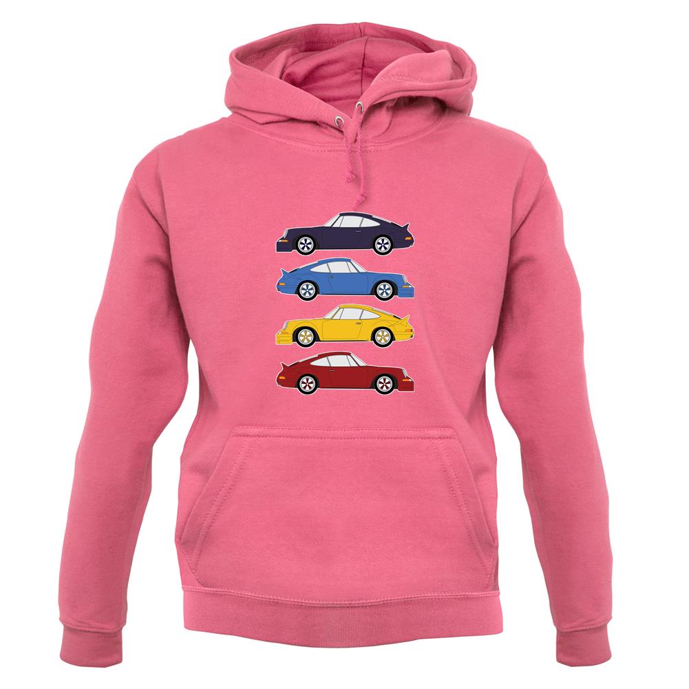 Porsche 911 Carrera Rs 4 Colours unisex hoodie Porsche 911 Carrera Rs 4 Colours unisex hoodie