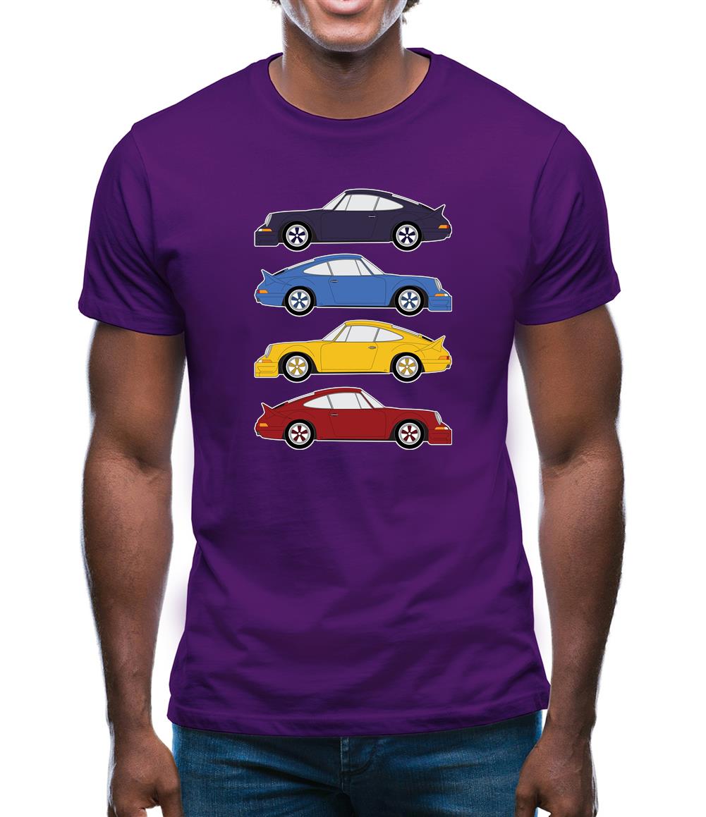 911 Carrera Rs 4 Colours Mens T-Shirt 911 Carrera Rs 4 Colours Mens T-Shirt