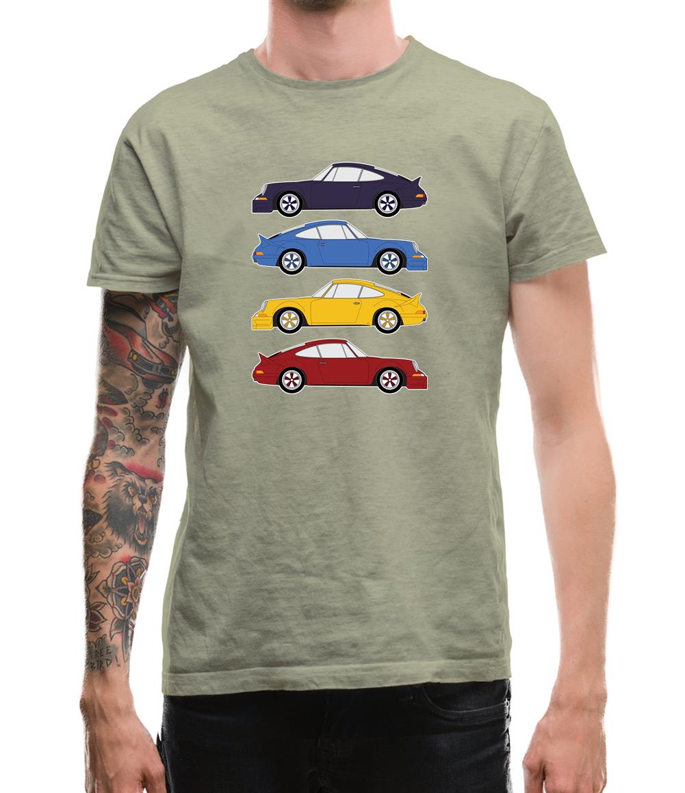 911 Carrera Rs 4 Colours Mens T-Shirt 911 Carrera Rs 4 Colours Mens T-Shirt