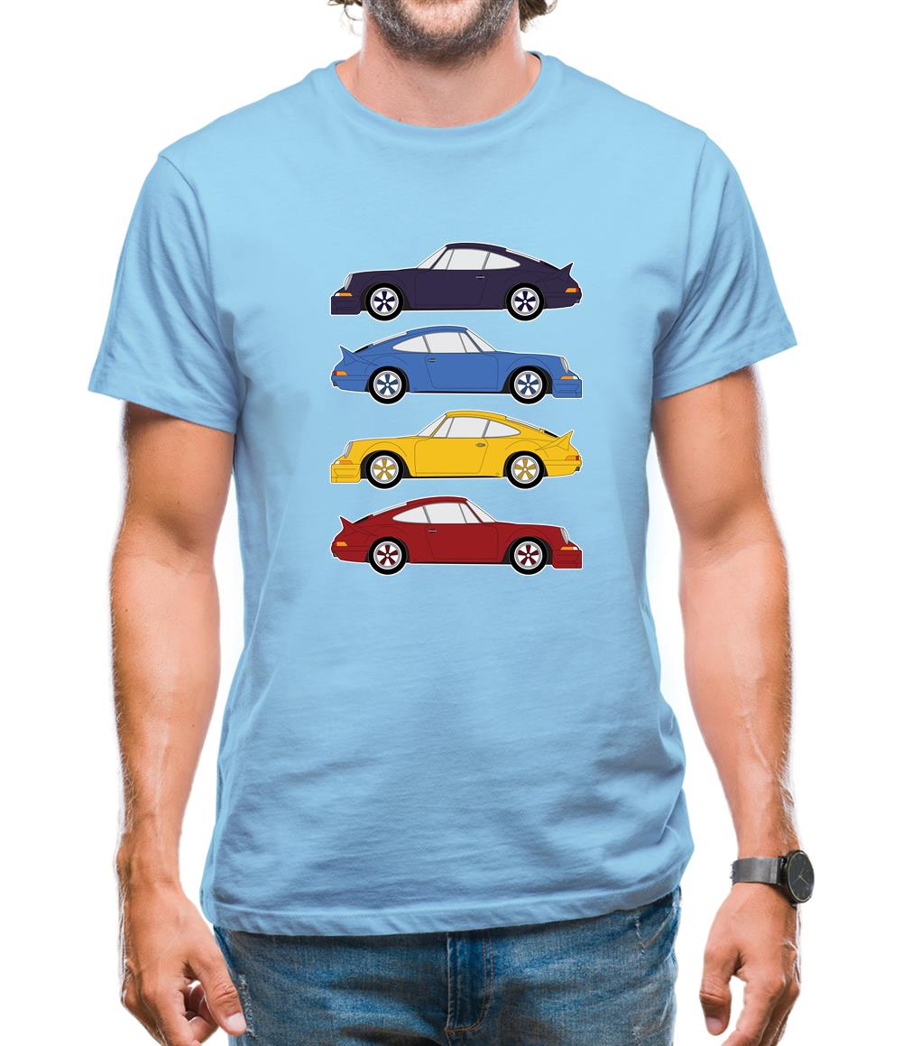 911 Carrera Rs 4 Colours Mens T-Shirt 911 Carrera Rs 4 Colours Mens T-Shirt