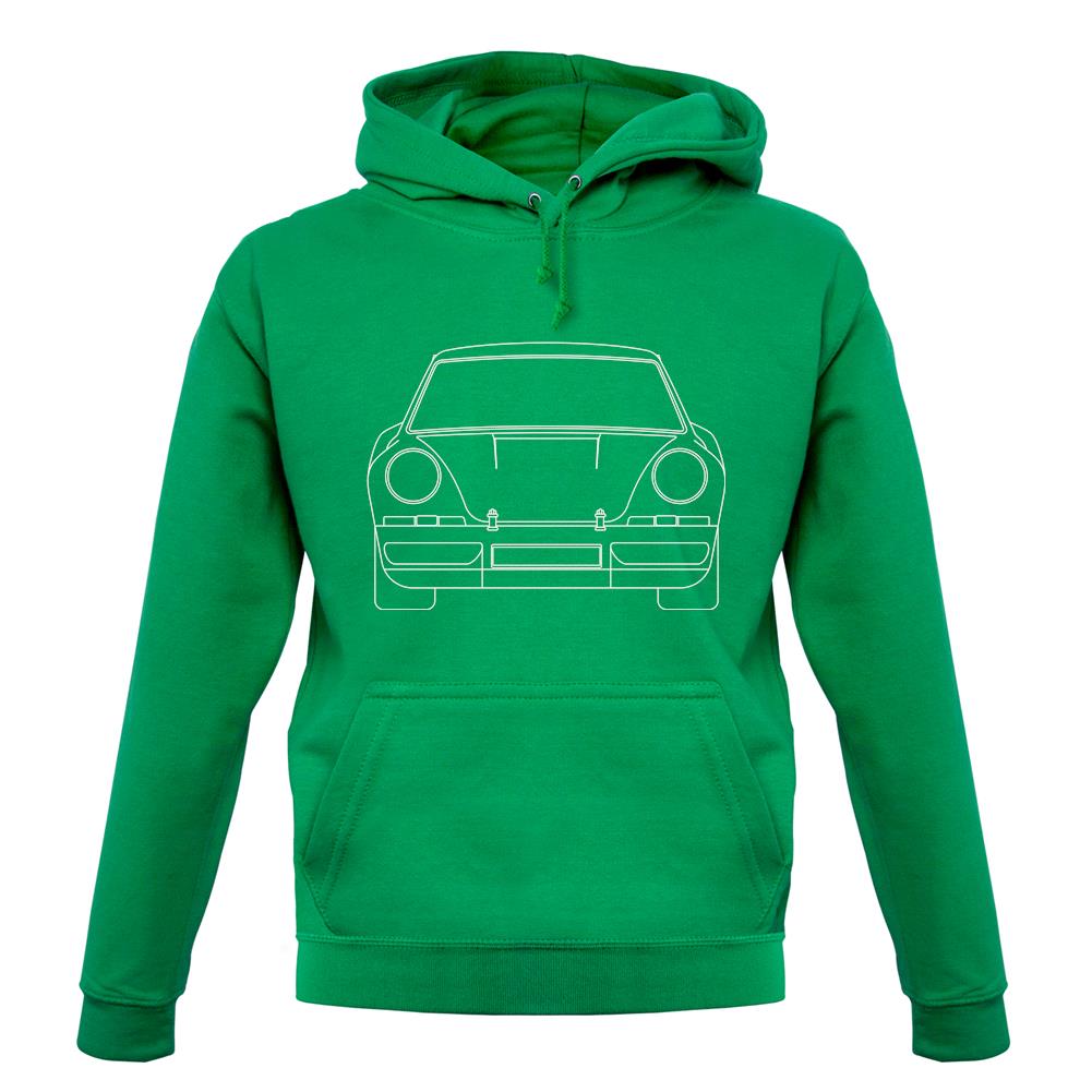 Porsche 911 Carrera Rs Front View unisex hoodie Porsche 911 Carrera Rs Front View unisex hoodie