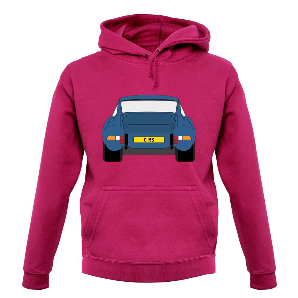Porsche 911 Carrera Rs Rear Blue unisex hoodie Porsche 911 Carrera Rs Rear Blue unisex hoodie